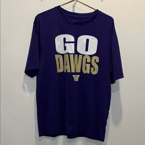 Campus Heritage Purple Go Dawgs Tee